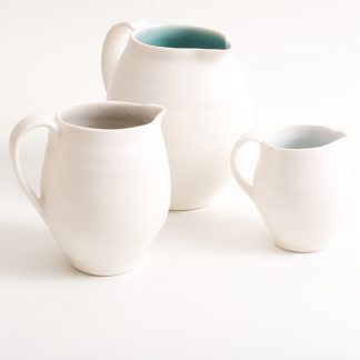 handmade- porcelain- jug - tableware- dinnerware